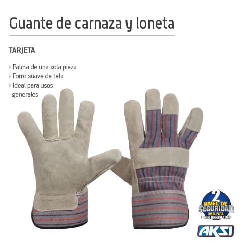 [103702] (103702)GUANTE DE CARNAZA USO GRAL