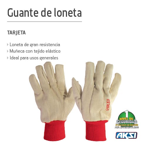 [103707] (103707)GUANTE DE LONETA