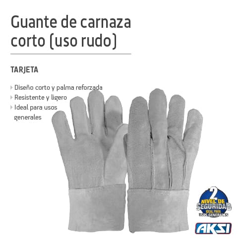 [103711] (103711)GUANTE DE CARNAZA CORTO