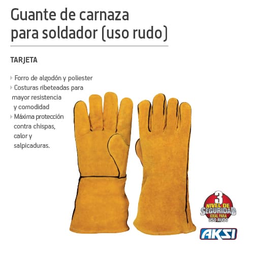 [103718] (103718)GUANTE DE CARNAZA PARA SOLDADOR