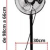 (AIR60W10-4P)VENTILADOR DE PISO 10" LINK BITS - Imagen 2